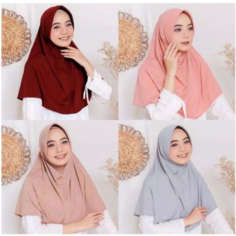 NADHIRAAHIJAB|Hijab Instan Bergo Sarah Hijab Sehari Hari