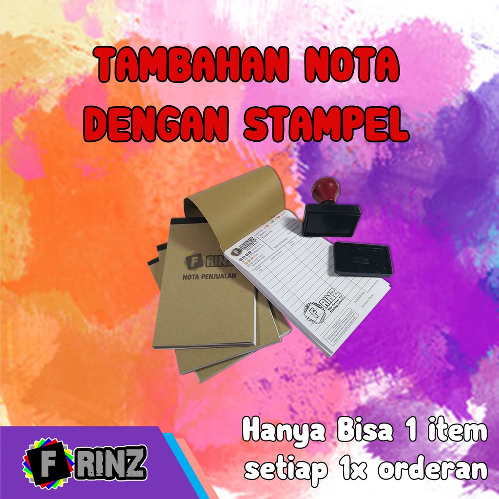 

TAMBAHAN BON ~ NOTA DENGAN STAMPEL