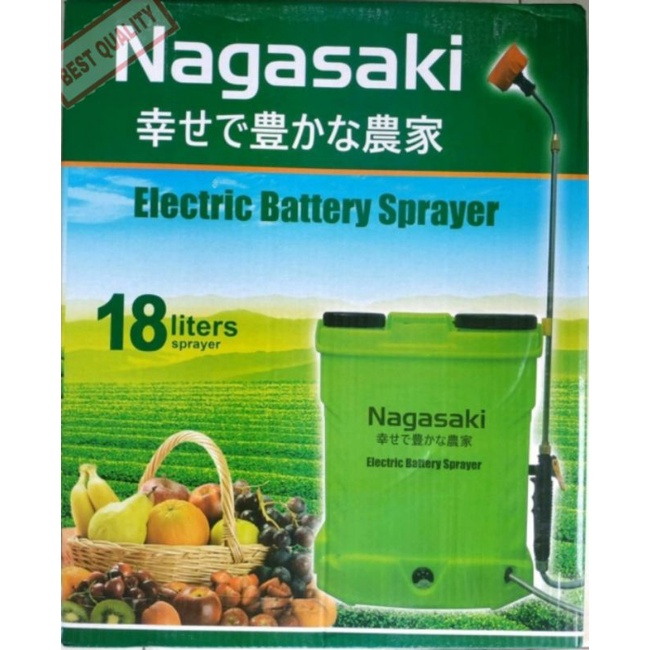 ELEKTRIK SPRAYER NAGASAKI 18 LITER MESIN SEMPROT ELEKTRIK NAGASAKI 18 LITER SNI