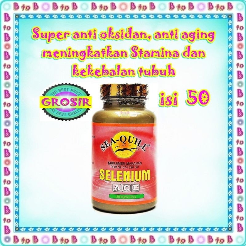 Sea Quill Selenium ACE isi 50 - Selenium isi 30 - Sea-Quill Selenium - Vitamin