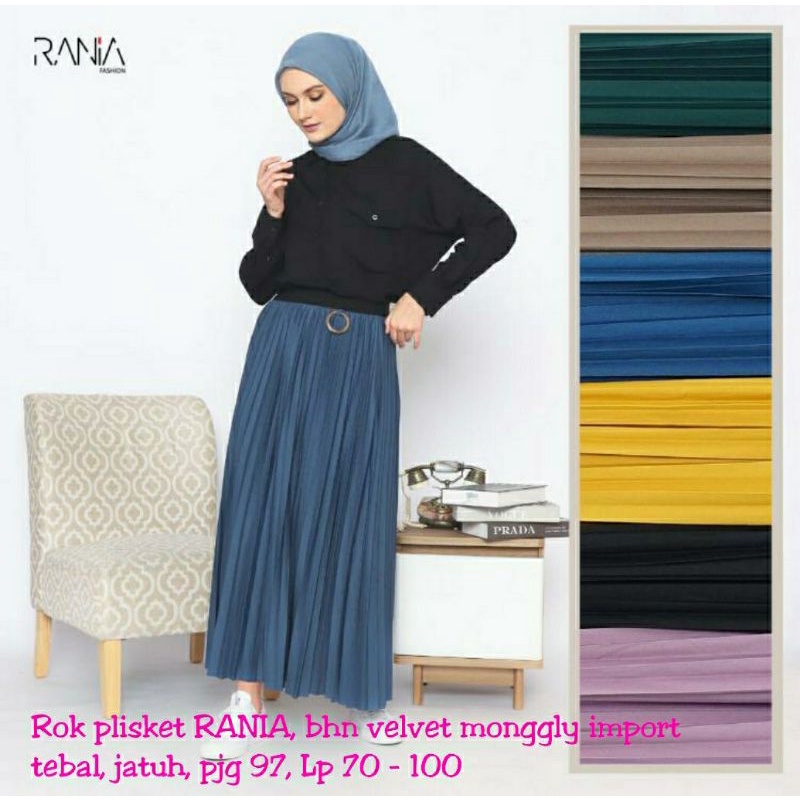 Rok Plisket Rania Ring Rok Plisket Premium