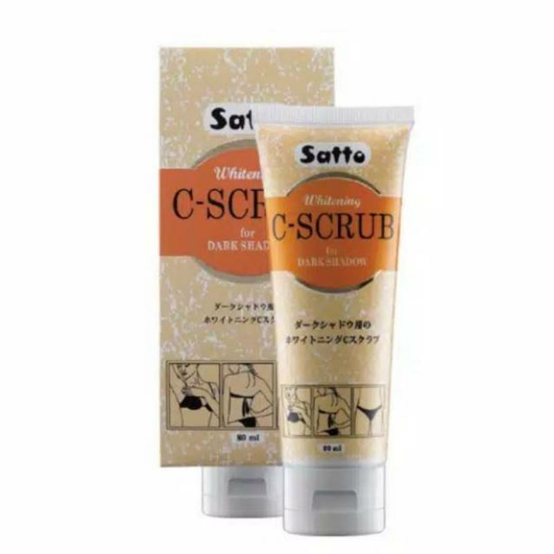 Satto Whitening C-Scrub for dark shadow