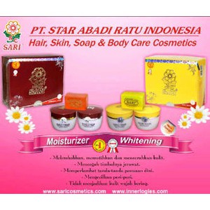 

jual SARI Moisturizer Whitening (krim pemutih wajah SARI) BerBPOM termurah