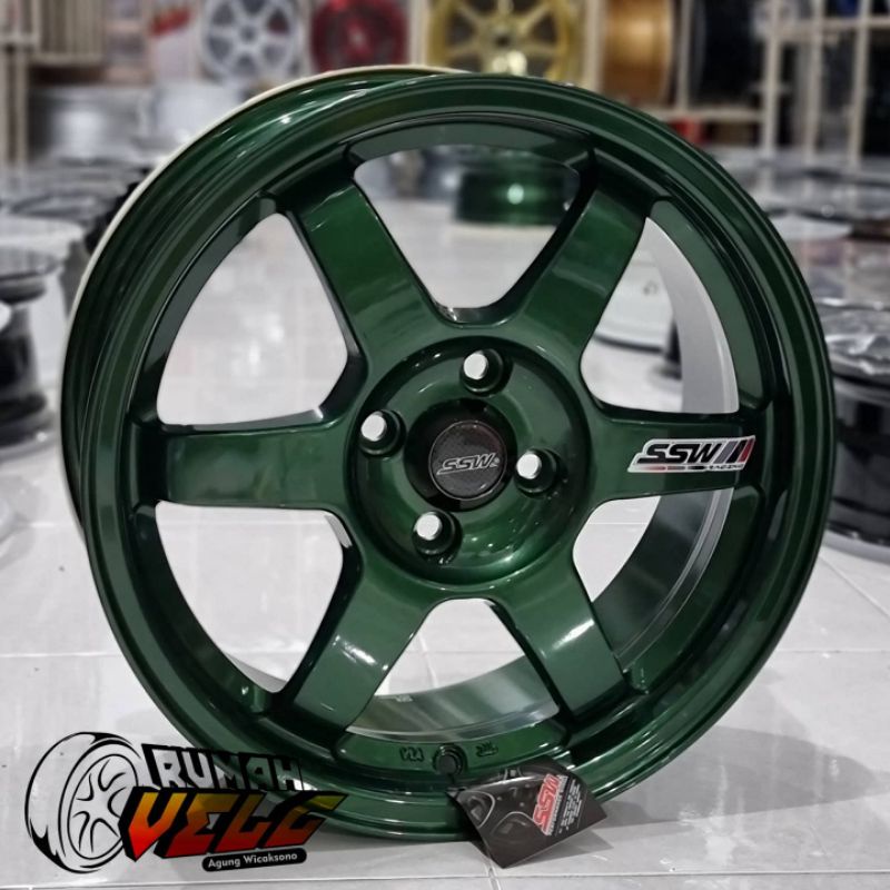 Velg Mobil R16 TE37 SSW PCD 4x100  RUMAH VELG LINK LOMBOK