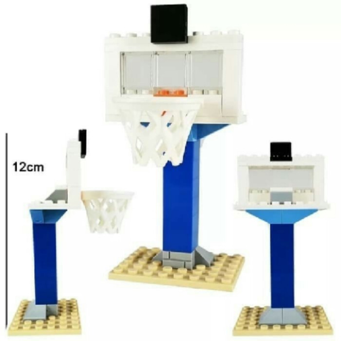 BISA BAYAR DIRUMAH Lego Basketball Court Stand Nba Ring Bola Basket Bootleg No Box DISKON