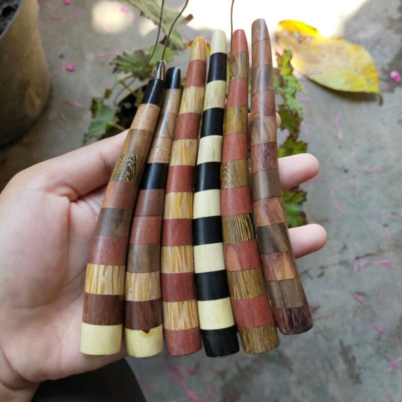 pipa rokok kombinasi kayu bertuah panjang 15cm