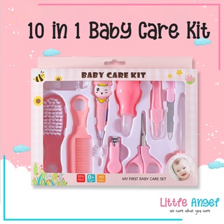 Image of BABY CARE NAIL KIT SET Alat Perawatan Bayi 10in1 Sisir Gunting Bayi Hadiah Lahiran Newborn Gift COD