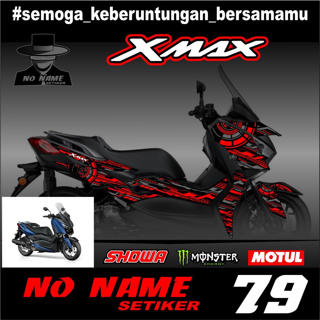 Striping Xmax(79)2019 2020 2021 stiker sticker setiker