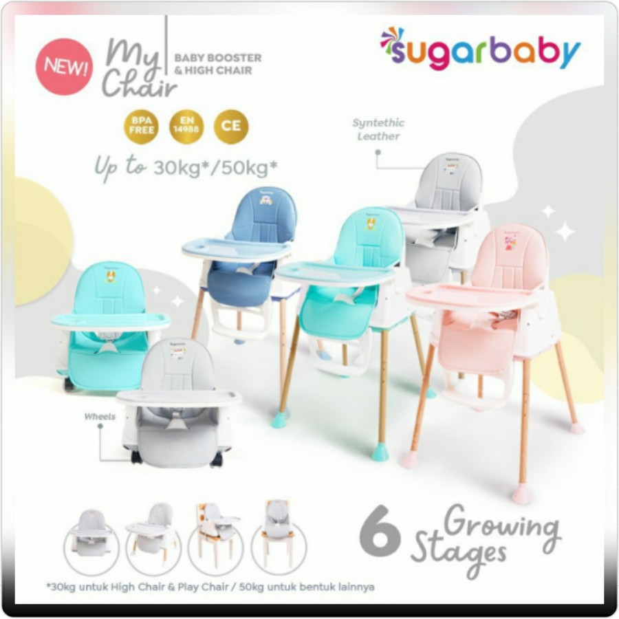Sugar Baby High Chair 6in1 Shopee Indonesia Sugar Baby High Chair 6in1 Shopee Indonesia