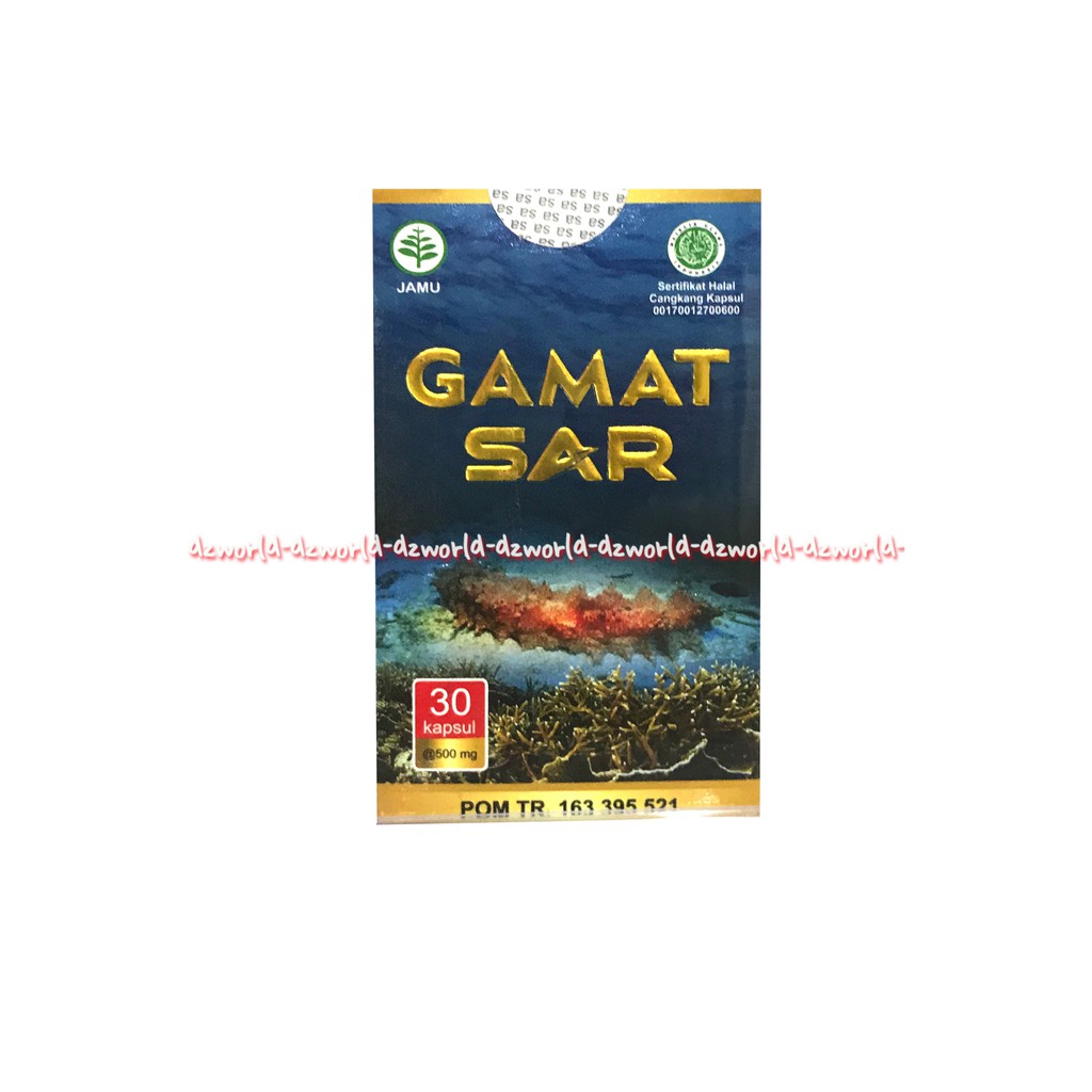 Gamat Sar 30Kapsul mengandung omega 3 dan omega 6 membantu mengatasi Nyeri Otot &amp; Osteoarthritis Gammat