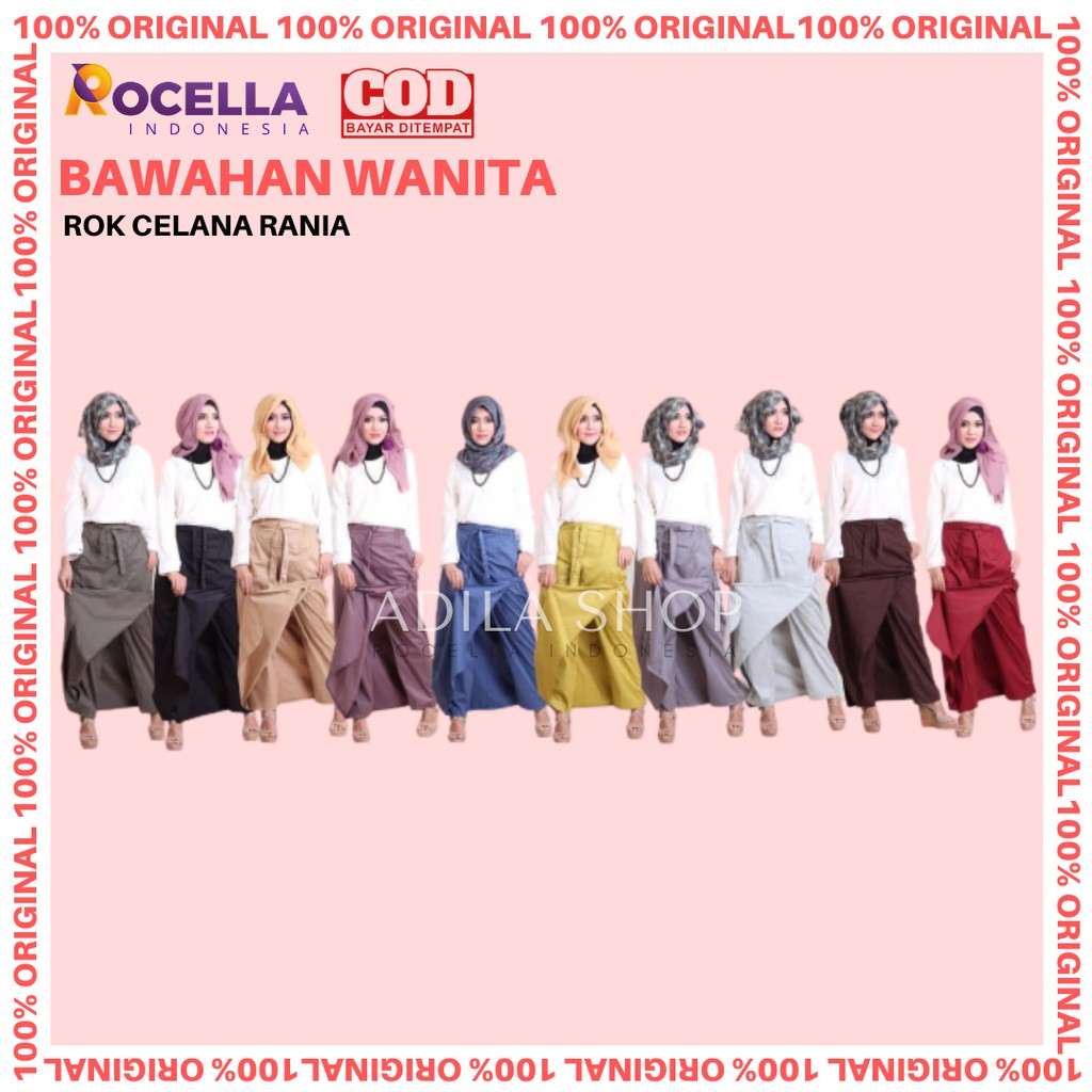 (BISA COD) Rocella Rok Celana Rania Rok Celana Rocella Rok Celana Jumbo Rok Celana Kerja Rok Celana 