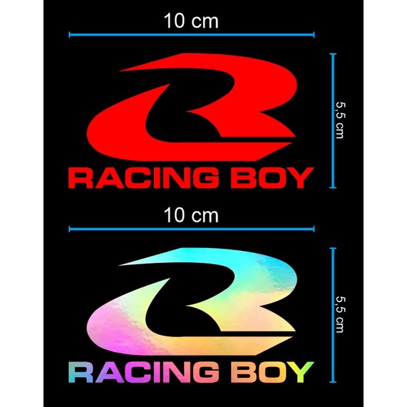 STIKER CUTTING HOLOGRAM RCB RACING BOY MURAH