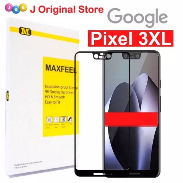MAXFEEL Tempered Glass 3D Google Pixel 3 XL Pixel 3XL GOOGLE PIXEL 3XL Premium Glass
