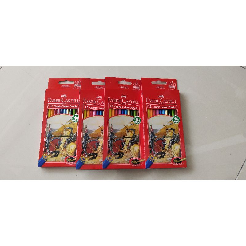 

tyvf Pensil warna Faber Castell 12 warna / Panjang