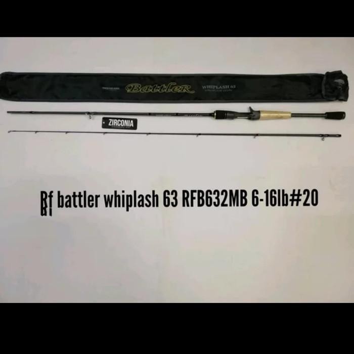 alat pancing mantul habis joran rodford battler whiplash rfb 632 mb 6-16 joran bc joran baitcast