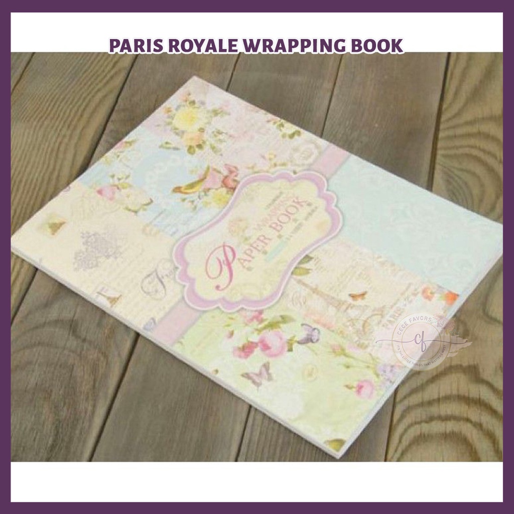 

Kertas Kado Wrapping Paper Paris Royale Wrapping Book
