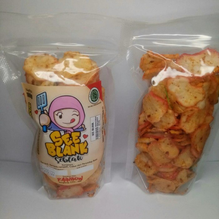 

kerupuk seblak kering pedas termurah