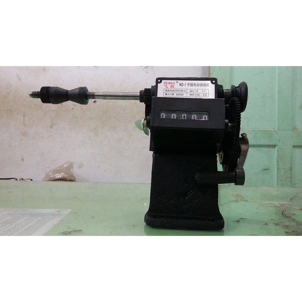 Mesin Gulung Dinamo atau Trafo Manual Angka / Mesin Gulung Kawat