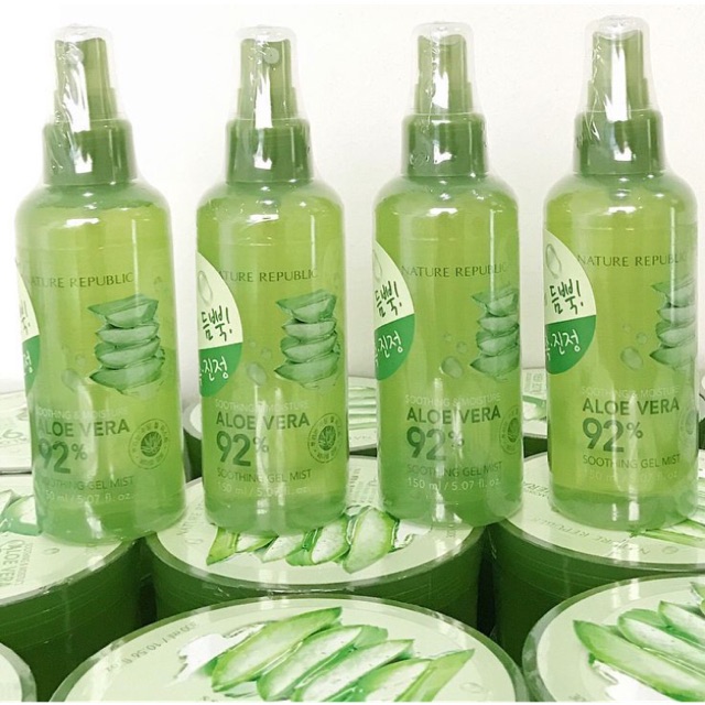 Nature Republic Aloe Vera Soothing Gel & Aloe Vera Soothing Mist