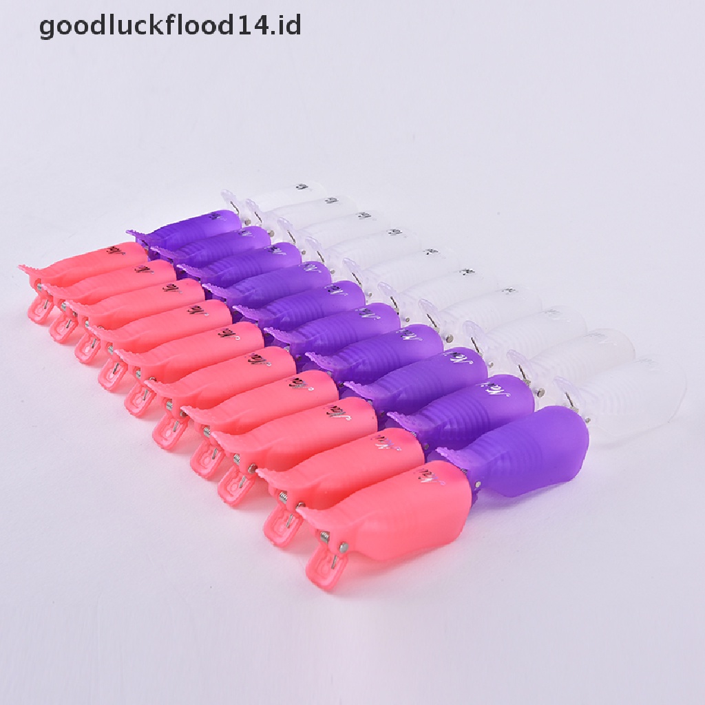 [OOID] Plastic Nail Soak Off UV Gel Art Polish Remover Wrap Gelish Clip Cap ID