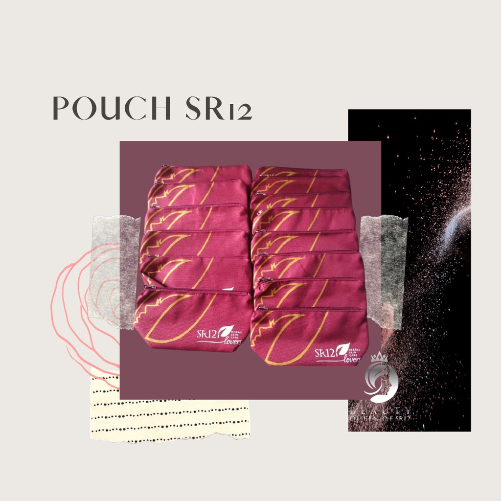 Pouch SR12 - Dompet Kosemtik Perlengkapan Make Up