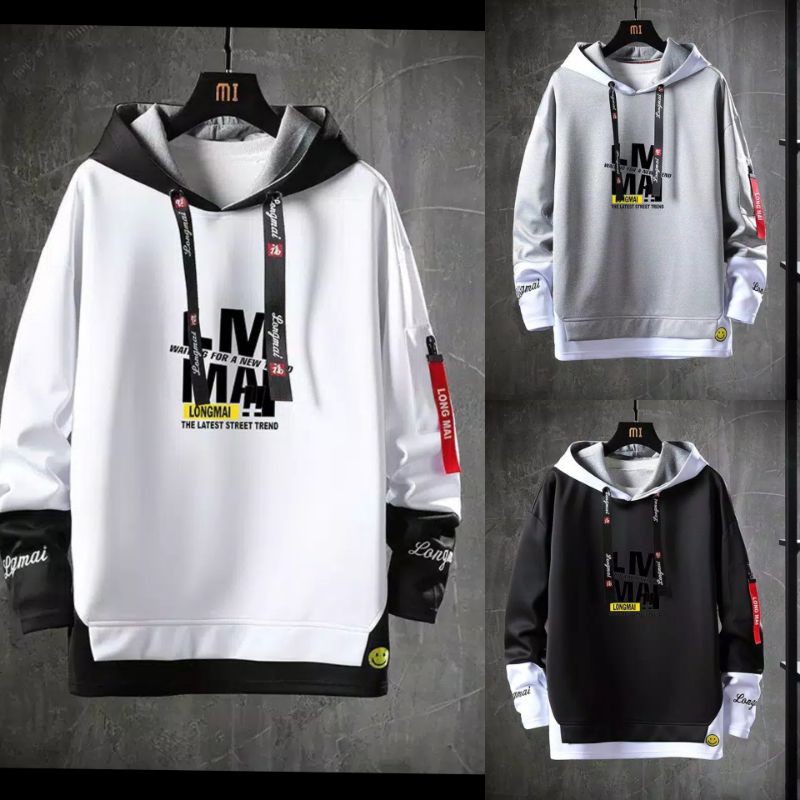 Sweater Hoodie Pria LM / LM MAN Hodie Cowok