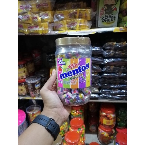 

Mentos Mini Jar Rainbow (1 toples isi 70 Roll)