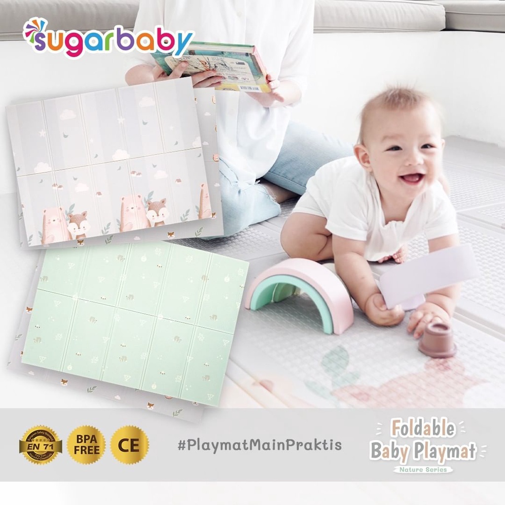 Sugar baby Foldable Baby Playmat Karpet Lipat Matras Anak