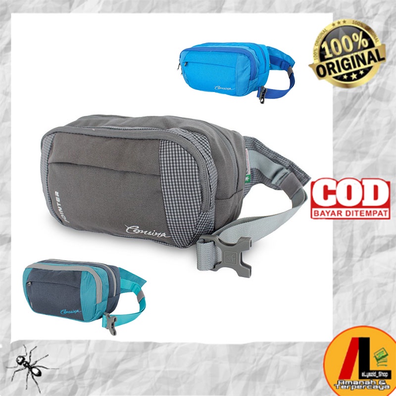 tas pinggang selempang sling bag slempang waistbag pria wanita cowok cewek consina original