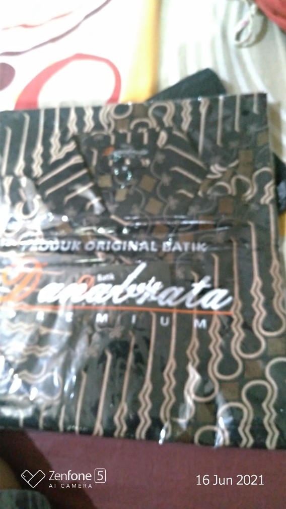 Kemeja Batik Lengan Panjang Danabrata Batik Pria Motif Seno Jarum Size M L Xl Xxl Regularrr