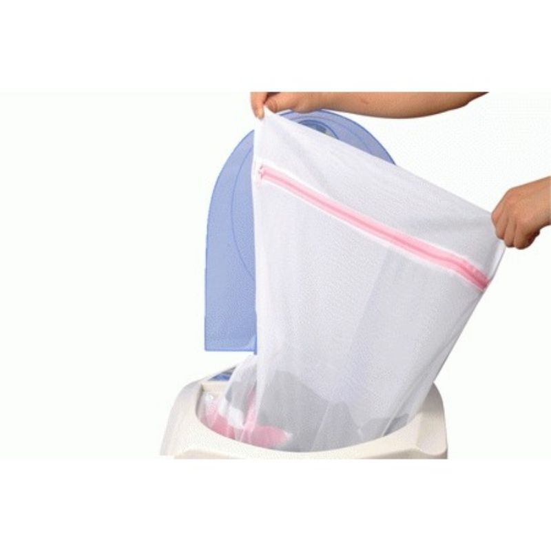 MM-175 Laundry Bag Net Tas Pencuci Pakaian dengan Zipper Laundry/Kantong Net Pencuci Pakaian Agar Tidak Rusak