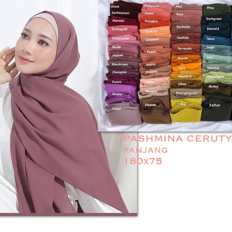 (180 cmx75 cm)PART 2 PASHMINA CERUTY PART 2