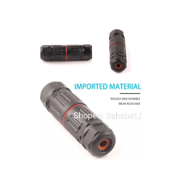 IP68 Waterproof Wire Connector Sambungan Kabel Tahan Konektor Air Anti Air 2 Pin 3 pin CDF-M3