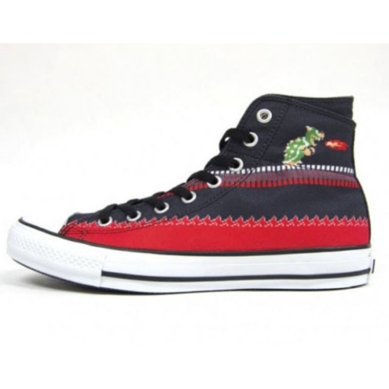 Sepatu Converse x Super Mario Bros 25th Anniversary Black Hi Limited Edition