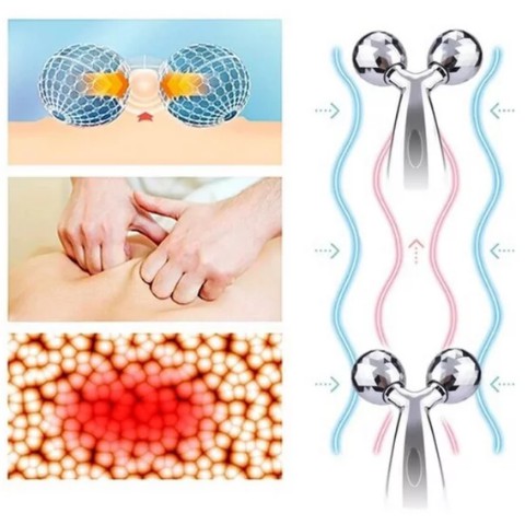 Alat pijat refleksi kesehatan 3D Massager penghilang lemak pelangsing perut lengan paha wajah badan