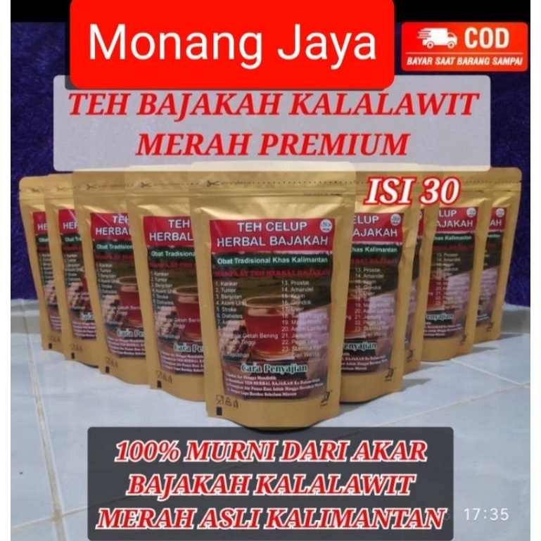 

TEH BAJAKAH MERAH ( ISI 30 PCS ) ASLI KALIMANTAN 100% ORIGINAL
