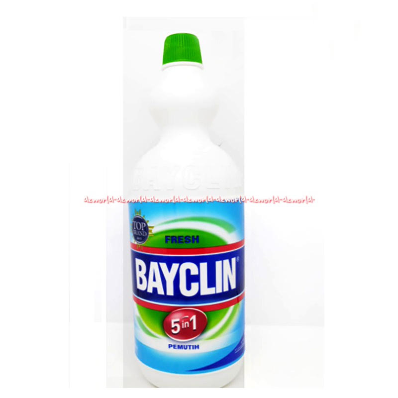 Bayclin 5in1 Pemutih Fresh Regular Cairan Pemutih Baju Pakaian 1000ml 1Liter Penghilang Noda Bay Clin