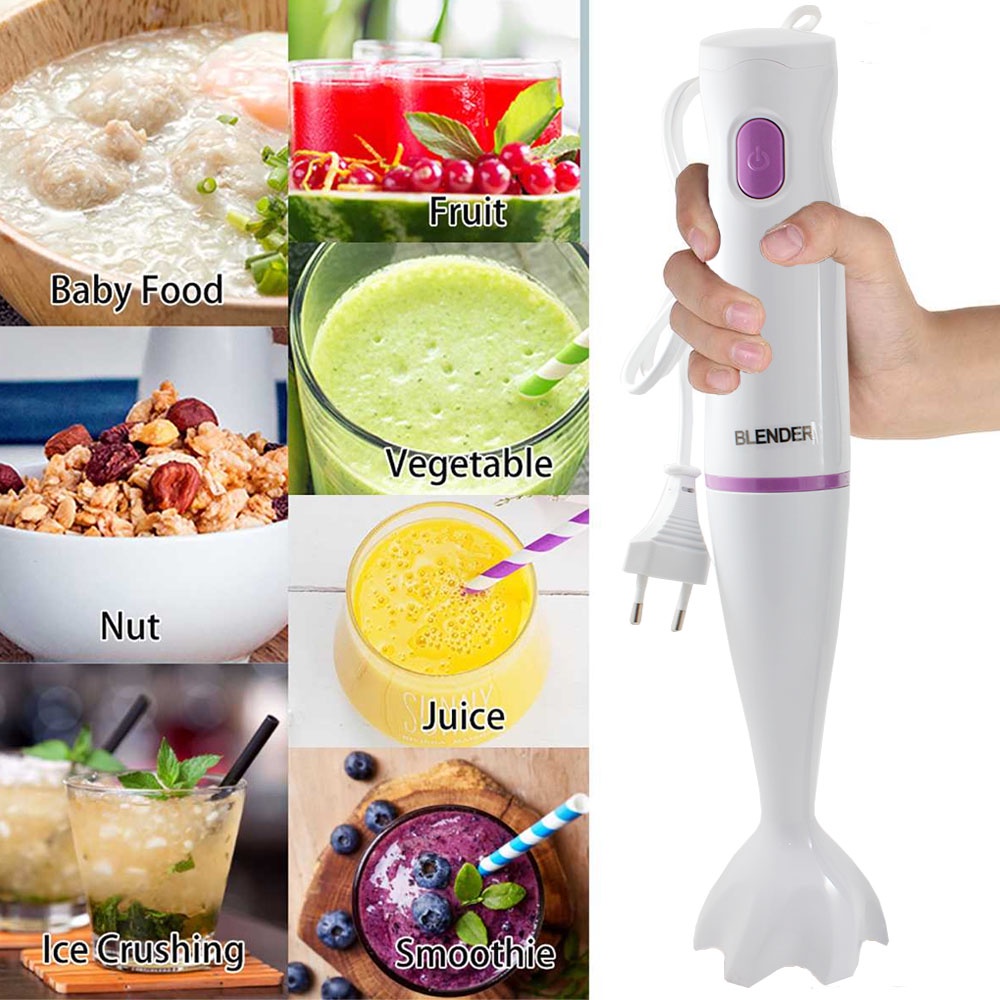 KALNO hand blender chopper menghaluskan makanan , buah dan sayuran  single speed blender tangan multifungsi RANDOM