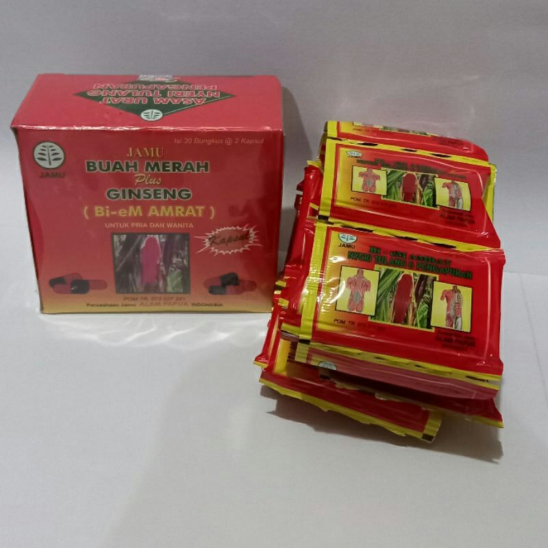 Kapsul Buah Merah Plus Ginseng ( BM+ ) Asam urat Kapsul