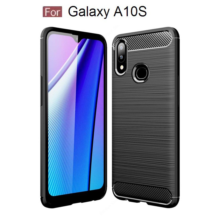 CASE SLIM FIT CARBON IPAKY SAMSUNG GALAXY A10S SOFTCASE - FA