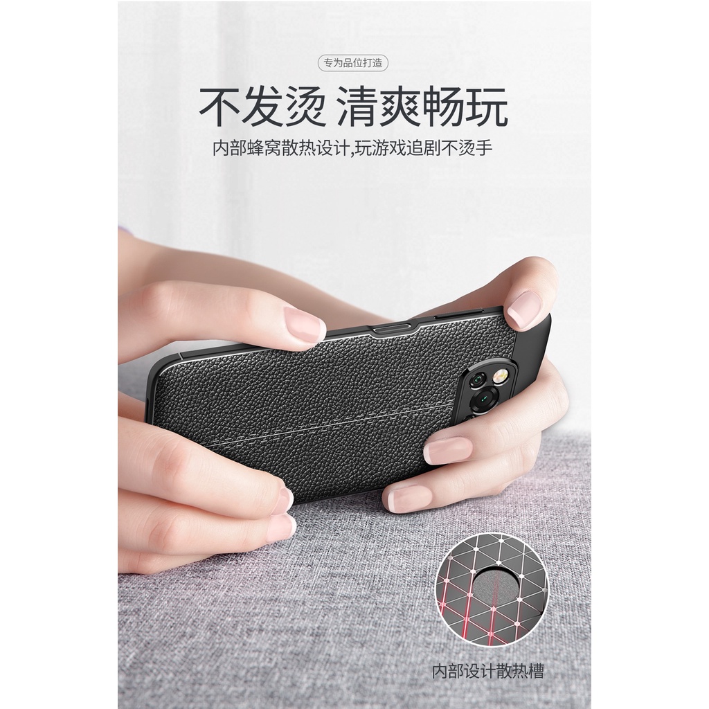 Case XIAOMI POCO X3 / XIAOMI POCO X3 PRO Ultra Slim Auto Focus Leather Premium Softcase