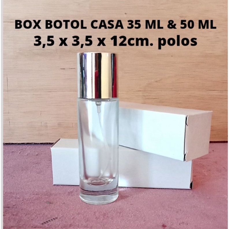 

pak 100 pcs Box parfum botol casa 35 ml.3,5 x 35 x 12 cm