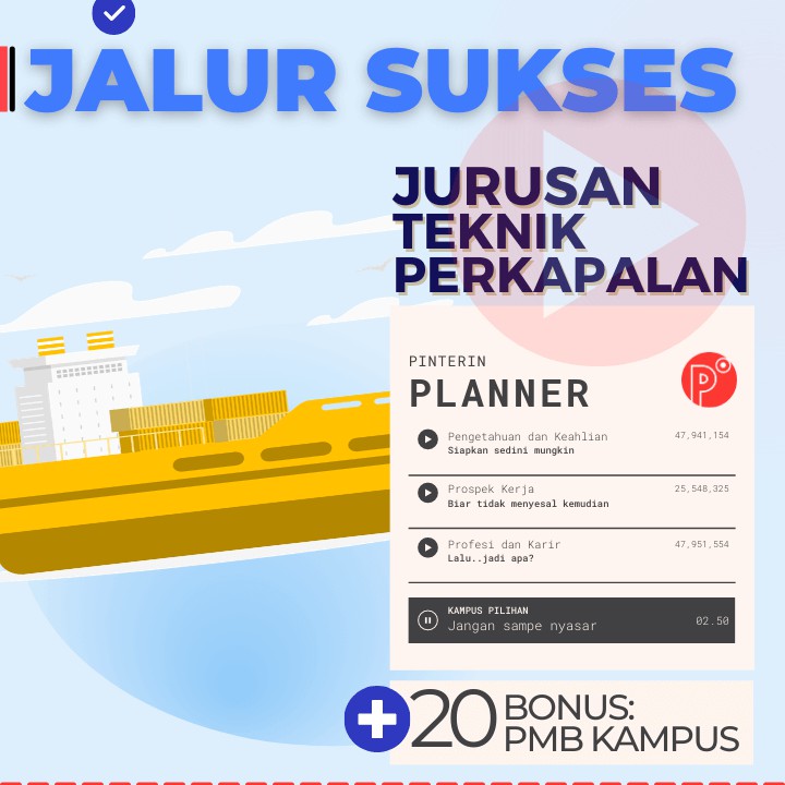 

Daily Planner Kuliah Jurusan Teknik Perkapalan | Test SNMPTN-SBMPTN-UTBK Weekly Binder Loose leaf B5