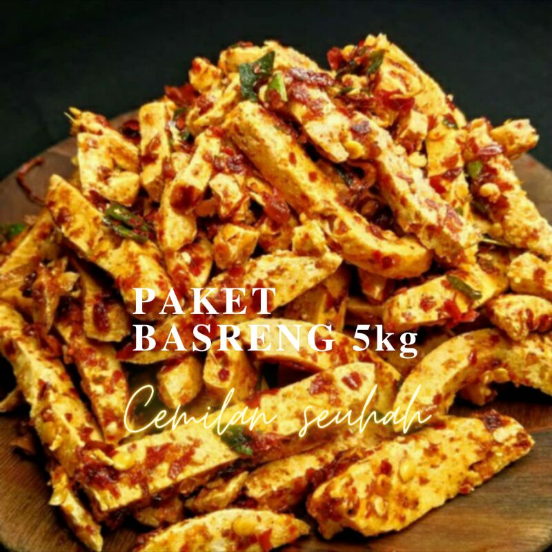 [PAKET RESELLER] Basreng pedas daun jeruk isi 5 kg