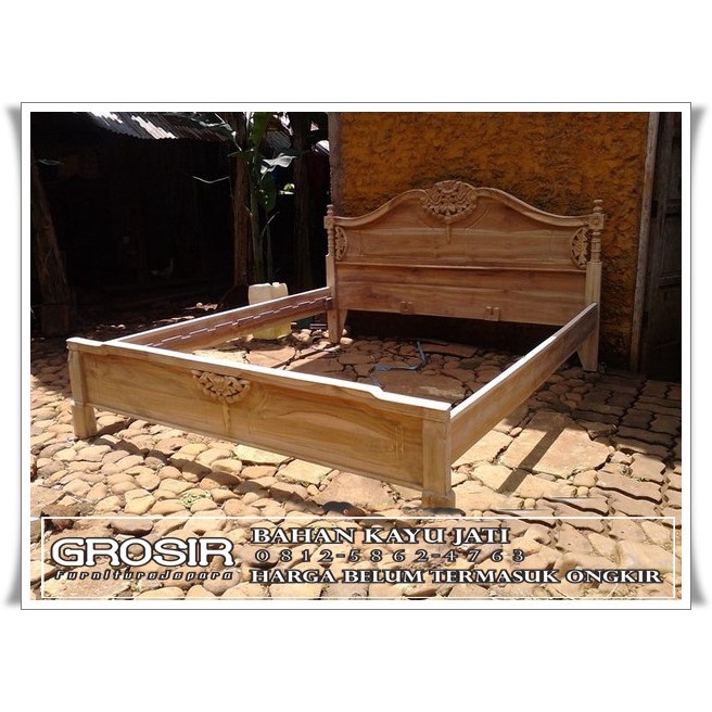 tempat tidur minimalis, dipan minimalis, tempat tidur jati, dipan jati
