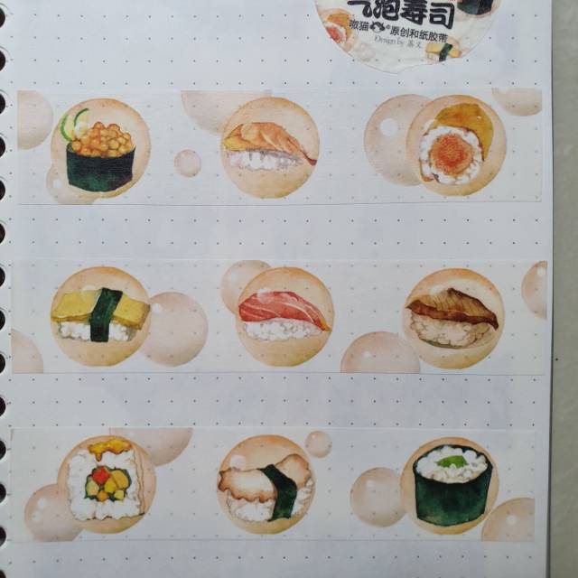 

washi tape sample for scrapbook and journal ( per meter )