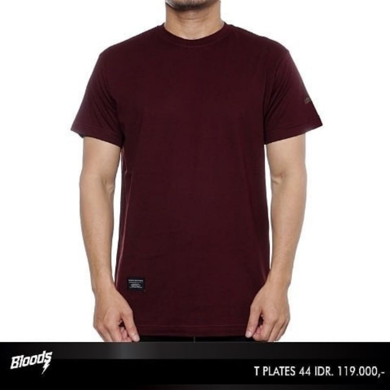 BAJU KAOS ATASAN TSHIRT BLOODS T PLATESB44 ORIGINAL