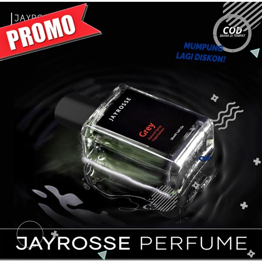 jayrosse grey parfum pria original [cod