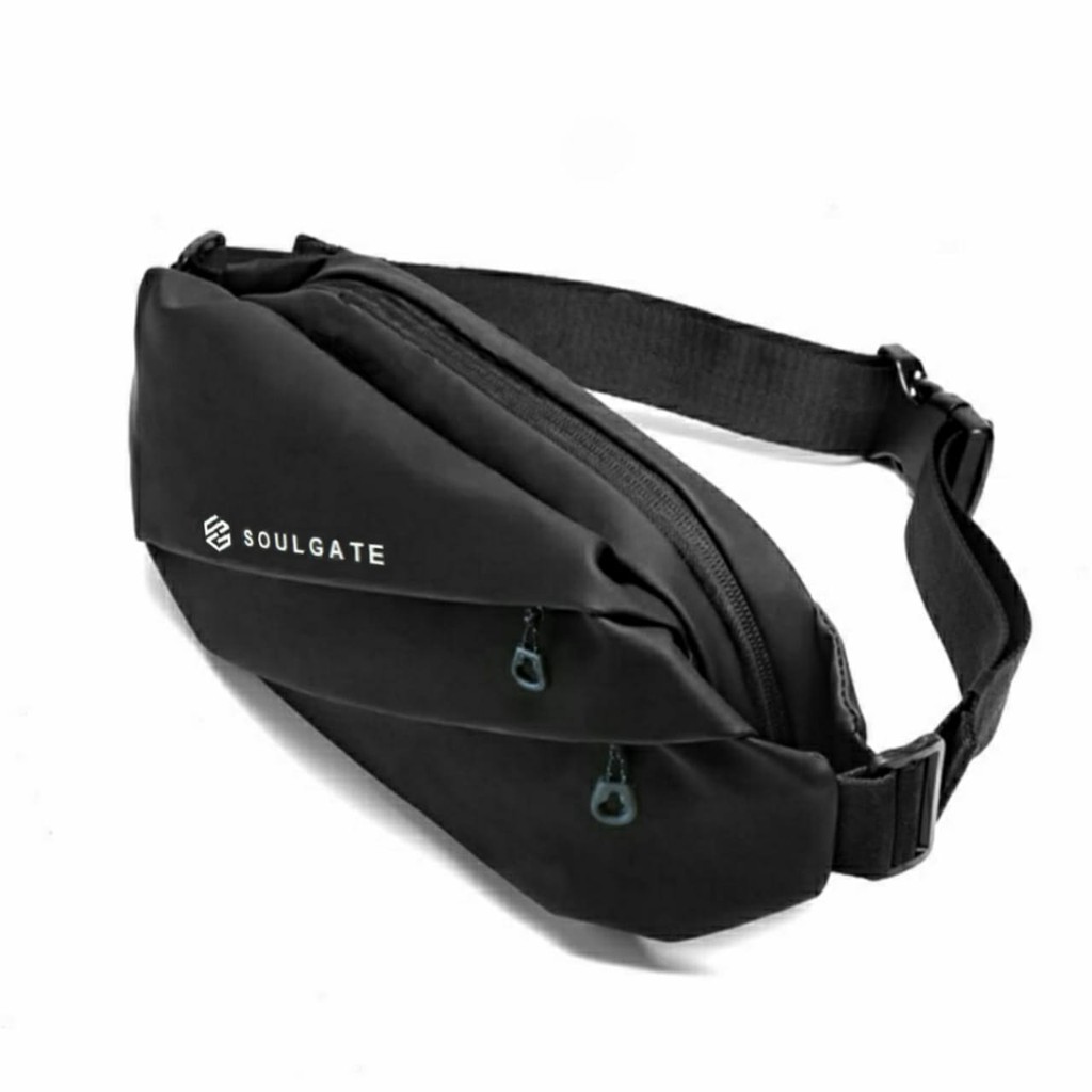 Sling bag Pria Anti Air Bahan Mickro - Tas Selempang Bolak Balik Unisex