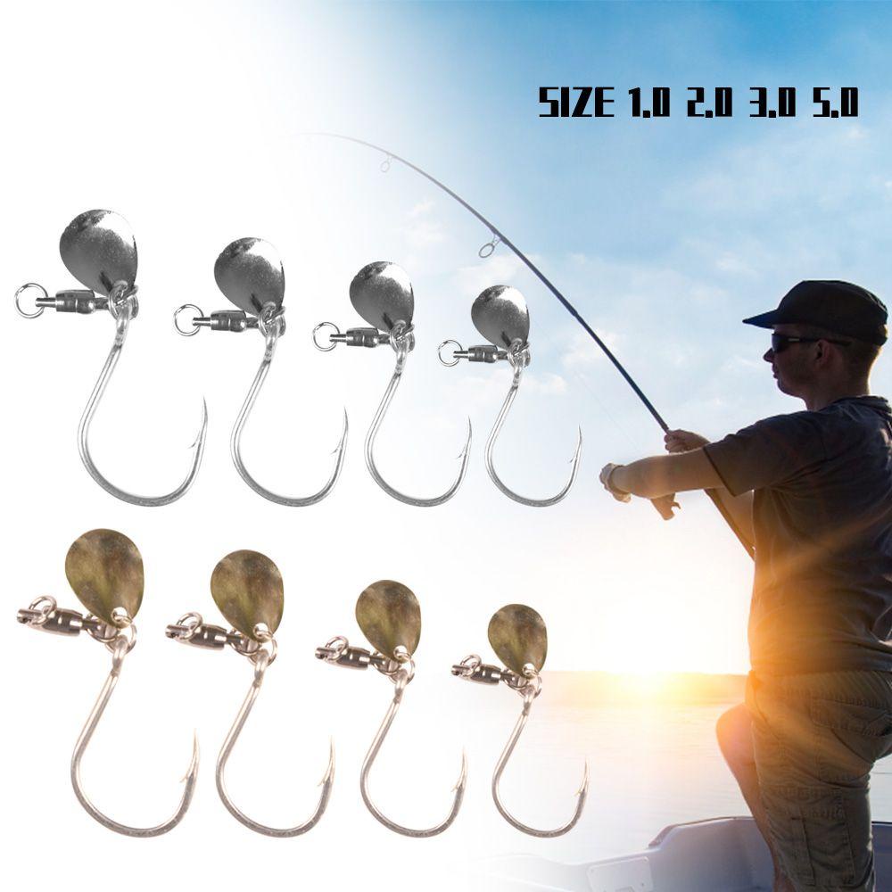 Preva Kail Pancing Dengan Payet High Quality Back Thorn Lure Turn Ring Sequin